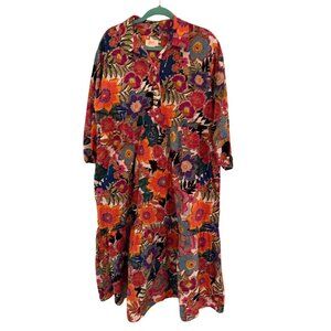 Maeve Anthropologie Womens Floral Bettina Maxi Dress Size Large Multicolor New
